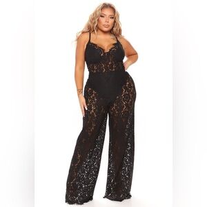Fashion Nova Lace Jumpsuit